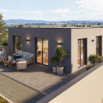 The BWS59 in Bergheim-Glessen, Dachterrasse