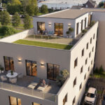 The BWS59 in Bergheim-Glessen, Dachterrasse