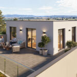 The BWS59 in Bergheim-Glessen, Dachterrasse