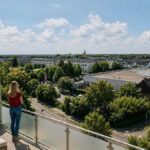 The BWS59 in Bergheim-Glessen, Ausblick Terrasse Wohnung 18